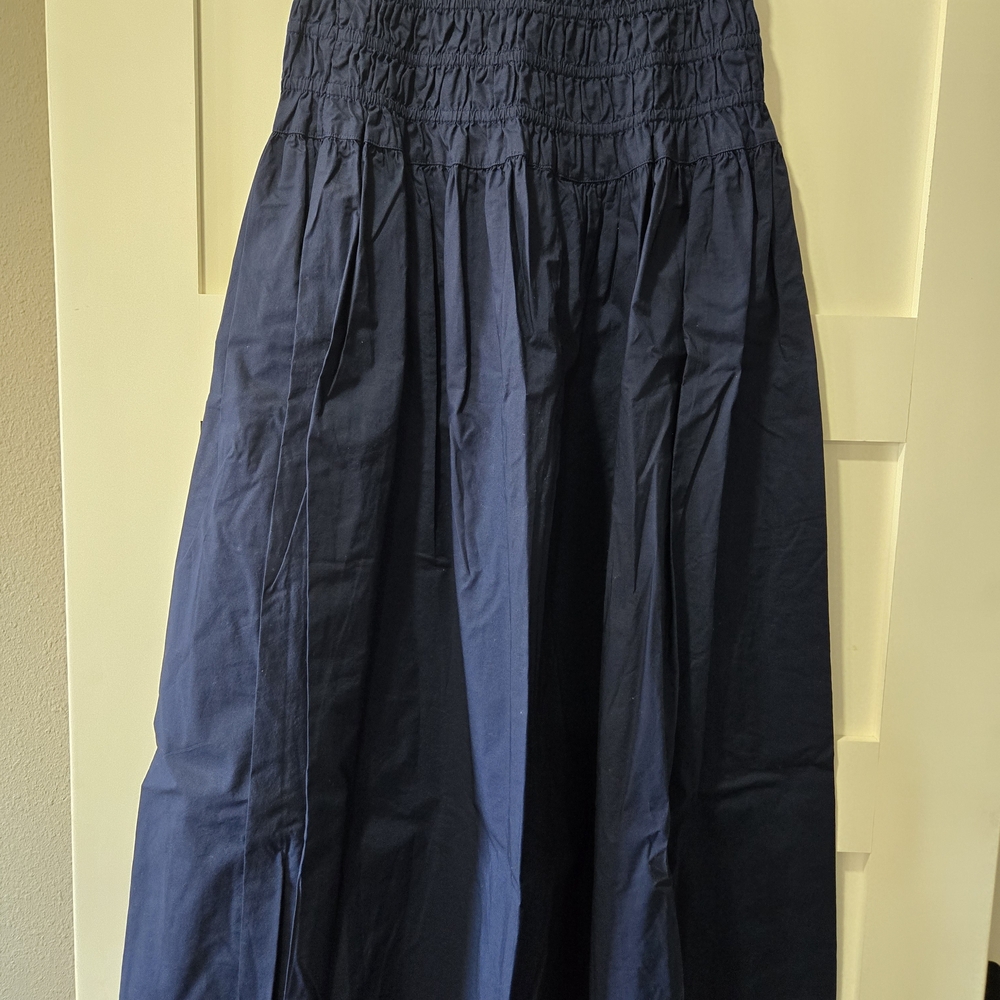 Chic Navy A-Line Skirt
